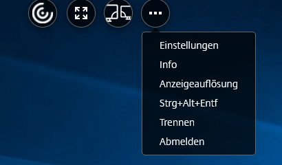 The figure shows the icon for the further functions